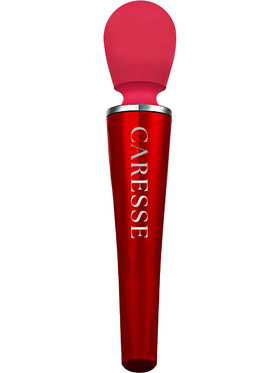 Caresse: Compact Wand Massager, red