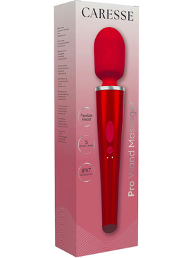 Caresse: Pro Wand Massager, red