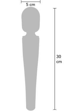 Caresse: Pro Wand Massager, red