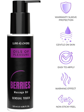 Lube4Lovers: Oils Of Pleasure, Berries Massage Oil, 120 ml