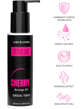 Lube4Lovers: Oils Of Pleasure, Cherry Massage Oil, 120 ml