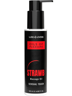 Lube4Lovers: Oils Of Pleasure, Strawberry Massage Oil, 120 ml
