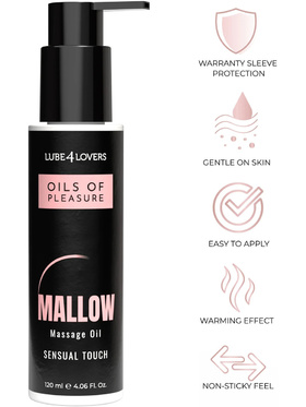 Lube4Lovers: Oils Of Pleasure, Marshmallow Massage Oil, 120 ml