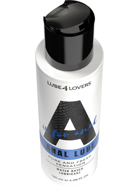 Lube4Lovers: Anal Lube, Water Based Lubricant, 120 ml
