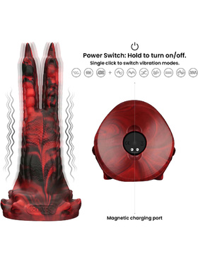 LoveToy: Savage Charm Monster Dildo, 19 cm