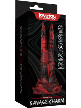 LoveToy: Savage Charm Monster Dildo, 19 cm