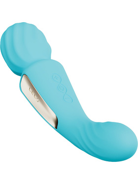 LELO: Switch, Double-Ended Wand Vibrator, turquoise