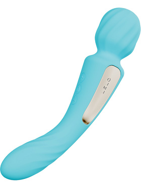 LELO: Switch, Double-Ended Wand Vibrator, turquoise