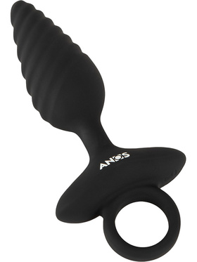 Anos: Twisted Butt Plug with Vibration