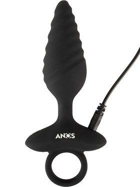 Anos: Twisted Butt Plug with Vibration