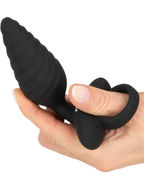 Anos: Twisted Butt Plug with Vibration