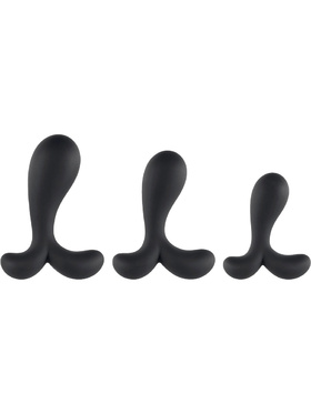 Anos: Butt Plug Training Set with Curved Tips