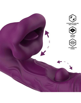 IntoYou: Bella, Biting Vibrator with Double Tickling Ball