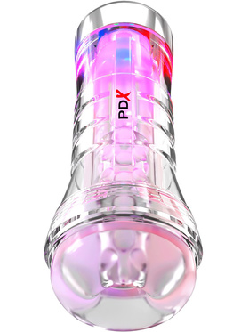 Pipedream PDX Elite: ViewTube XXL, See-Thru LED Stroker