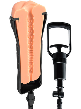 Pipedream Wet Pussies:  Super Sucker XXL, Self-Lubricating Stroker