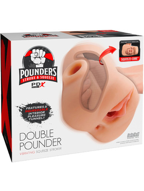 Pipedream PDX Plus: Double Pounder, Vibrating Squeeze Stroker