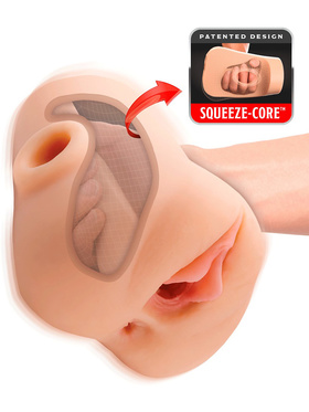 Pipedream PDX Plus: Double Pounder, Vibrating Squeeze Stroker