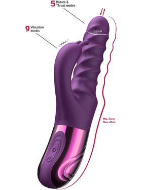 She.E.O: Swirl Rabbit Thrusting Vibrator