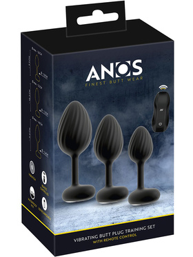 Anos: RC Vibrating Butt Plug Training Set
