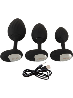 Anos: RC Vibrating Butt Plug Training Set