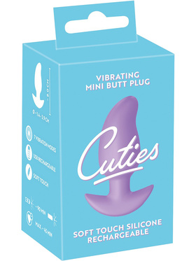 Cuties: Curved Tip Vibrating Mini Butt Plug