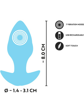 Cuties: Twisted Vibrating Mini Butt Plug