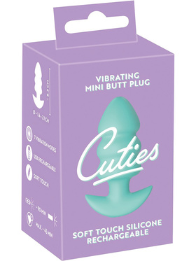 Cuties: Rippled Vibrating Mini Butt Plug
