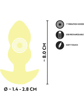 Cuties: Bulb Textured Vibrating Mini Butt Plug