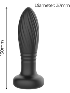 IntoYou: Tainy, Thrusting LED Lighted Anal Plug with Remote