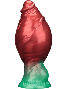LoveToy: Aerosx, Dual Density Inflatable Dildo, 19 cm, red/green