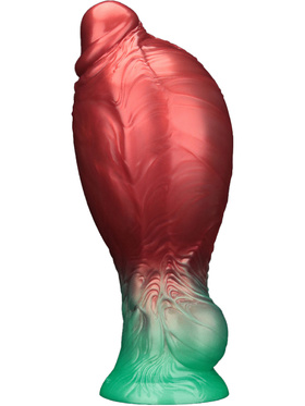 LoveToy: Aerosx, Dual Density Inflatable Dildo, 21 cm, red/green
