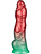 LoveToy: Aerosx, Dual Density Inflatable Dildo, 25 cm, red/green
