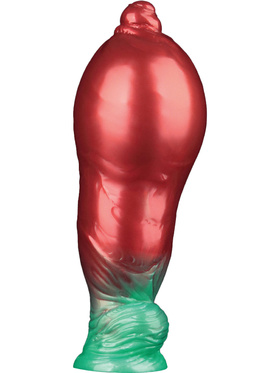 LoveToy: Aerosx, Dual Density Inflatable Dildo, 25 cm, red/green