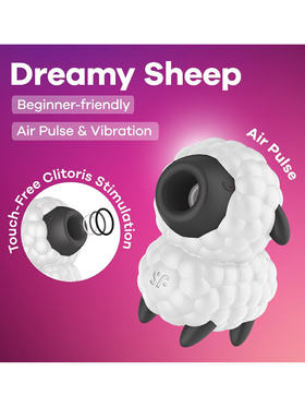  Satisfyer: Dreamy Sheep, Double Air Pulse Vibrator