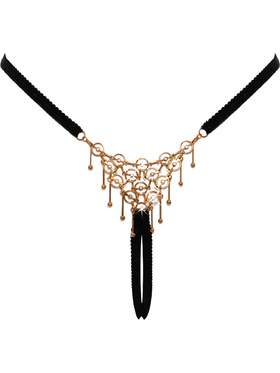 Cottelli Lingerie: Crotchless String with Decoration, One Size