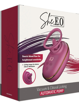 She.E.O: Licking Clitoral Automatic Pump
