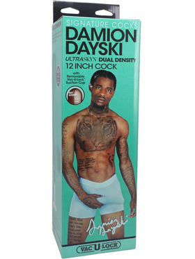 Signature Cocks: Damion Dayski, Realistic Ultraskyn Dildo, 30 cm
