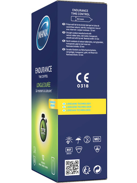 Manix: Eudurance Time Control Condoms, 12-pack