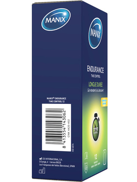 Manix: Eudurance Time Control Condoms, 12-pack
