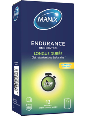 Manix: Eudurance Time Control Condoms, 12-pack