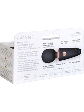 Le Wand: Mini Vibe Microwand, black