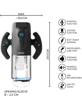 WYNE: Rotating, Stroking & Sucking Masturbator 11