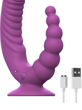 Teazers: Double Vibrator with Suction Cup 